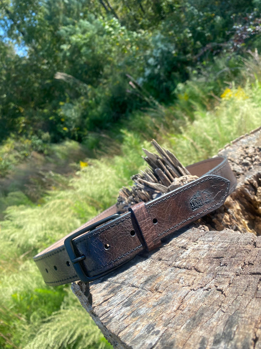 Full grain leather belt